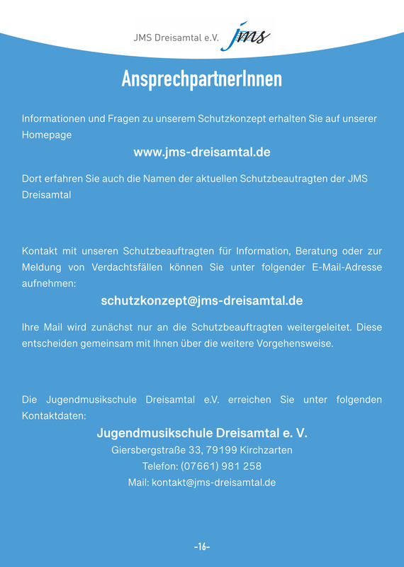 Schutzkonzept 11 Schutzkonzept 11